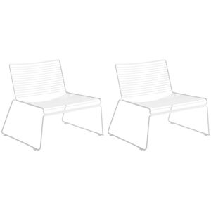 HAY - Hee Lounge Chair , blanc (set de 2)