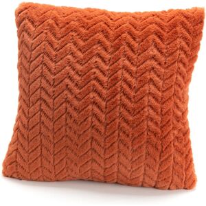 Coussin Chevron orange 40x40 - Orange - Amadeus - Publicité