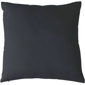 Decostars - Coussin uni et déhoussable Gris Foncé 50x50 cm - Gris Foncé - Publicité