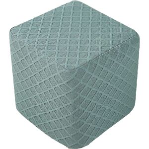 AORSHER Lastique Carré Housse Ottomane, Housse De Protection Jacquard Housse De Pouf Housse De Repose-pieds Canapé Protecteur Pour Housse De Tabouret De Rangement, gris vert - Publicité