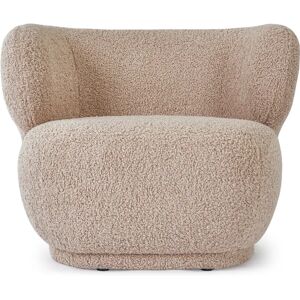 NV GALLERY Fauteuil GIULIA - Fauteuil, Mouton beige, 90x70 Beige - Publicité