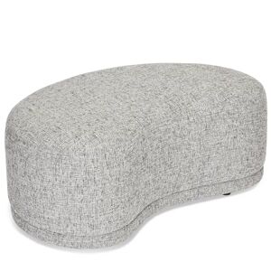 NV GALLERY Banc cosy ENZO - Pouf, Tweed gris, L100 Tweed gris