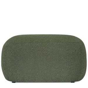 NV GALLERY Pouf VOLTA - Pouf, Vert kaki boucle, H40 Vert kaki