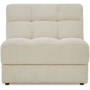 NV GALLERY Fauteuil modulable PAUL - Fauteuil modulable, Beige pampa anti-taches Blanc