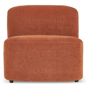 NV GALLERY Fauteuil modulable TODD - Fauteuil modulable, Velours marron cannelle Marron