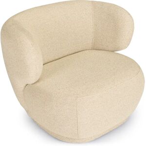 NV GALLERY Fauteuil GIULIA - Fauteuil, Beige sable, 90x70 Beige