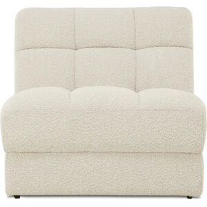 NV GALLERY Fauteuil modulable PAUL - Fauteuil modulable, Blanc avoine boucle Blanc