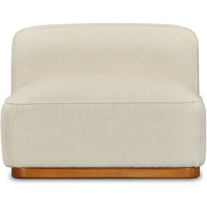 NV GALLERY Fauteuil modulable TALMA Fauteuil modulable Blanc bouclette Himlalaya Blanc