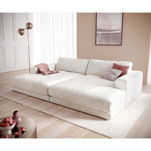 DELIFE Grand-canapé Cubico 290x170 cm Cordon Beige