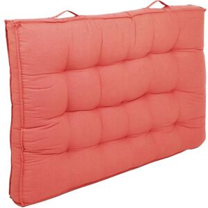 Vente-unique.com Coussin palette en coton - L. 120 x P. 80 cm - Corail - BAILA