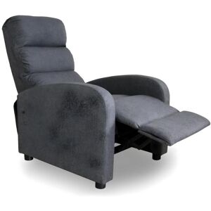 Intense Déco Fauteuil relax manuel Lasco tissu gris