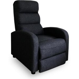 Intense Déco Fauteuil relax manuel Lasco tissu noir