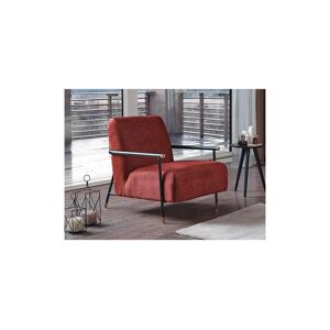 PASCAL MORABITO Fauteuil en velours rouge MONESI de Pascal Morabito