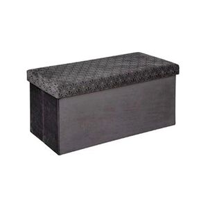 ATMOSPHERA Créateur d'intérieur - Banquette Pliable Velours Liam 38x76cm Gris - Publicité