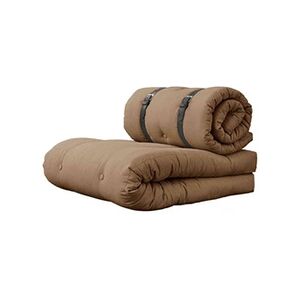 Karup Matelas futon et pouf 2 en 1 BUCKLE-UP marron 70x200 - Publicité