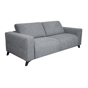 Dunlopillo Canapé 3 places convertible express en tissu MONTASI - Gris - Couchage 140 cm - Matelas 14 cm avec mémoire de forme - Publicité