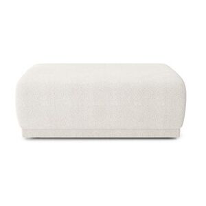 Baïta Pouf NOVA tissu bouclette blanc 1 place - Publicité