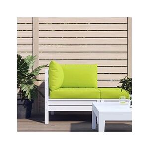 VIDAXL Coussins de palette 3 pcs vert vif tissu oxford - Publicité