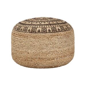 VIDAXL Pouf fait à la main Marron 45 x 30 cm Jute - Publicité