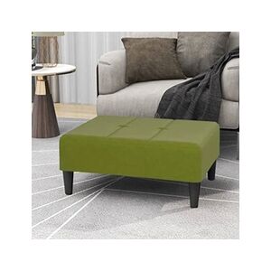 VIDAXL Repose-pied Vert clair 78x56x32 cm Velours - Publicité