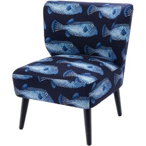 Amadeus Fauteuil Poisson Bleu - Publicité