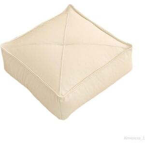 Coussin De Siège Au Sol, Futon Carré, Oreiller De Sol Pour La Maison, Beige - Publicité