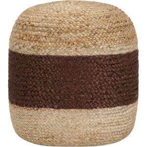 vidaXL Pouf Fait À La Main Marron 40 X 45 Cm Jute - Publicité