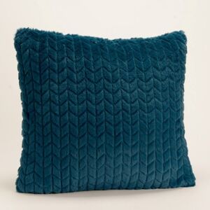 Amadeus Coussin Bleu Nuit Chevron 40x40 Cm - Publicité