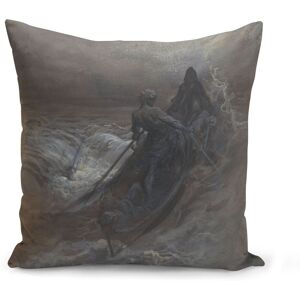 Housse De Coussin 40x40 Cm Gustave Dore Dessin After The Shipwreck 1875 - Publicité