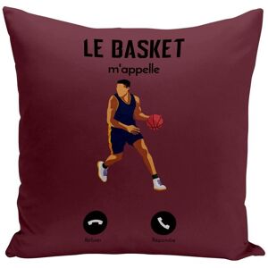 Housse De Coussin 40x40 Cm Le Basket M'appelle Sport Etats-Unis Usa - Publicité