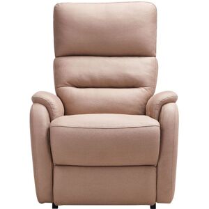 Tousmesmeubles Fauteuil Relax Releveur Velours Taupe - Maxence - Publicité