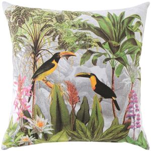 Housse De Coussin Toucan Tropicale - Publicité