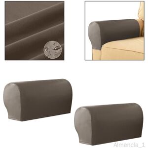 Canapé Accoudoir Couverture Extensible Chaise Couverture Étanche Accoudoir Protecteur Fauteuil Canapé Housse De Meubles Protecteur - Gris Grise - Publicité