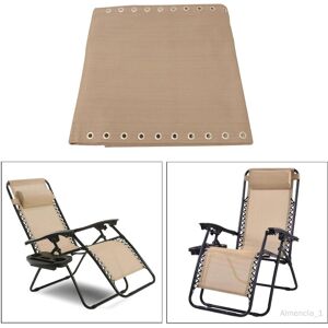 Tissu De Remplacement Pour Fauteuil Inclinable En Tissu De Remplacement De Chaise À Gravité Zéro Pour Extérieure Beige - Publicité