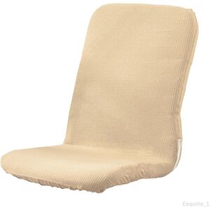 Housses De Chaise De Bureau Rotative Spandex Housse De Siège Amovible Housse De Fauteuil Lavable Housse De Chaise Patron Housses Pour Chaises De - Jaune Housse Beige Pour Chaise - Publicité