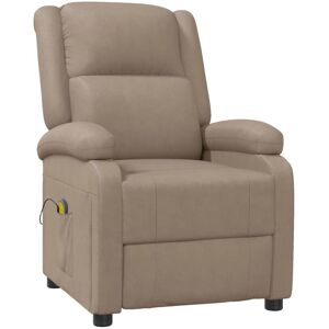 Fauteuil De Massage Relaxant En Simili Cuir Rembourré Dossier Inclinable Plusieurs Position Relaxation Vibration Repose Pieds Accoudoir Chaise Relax Tv Canapé Maison Salon - Publicité