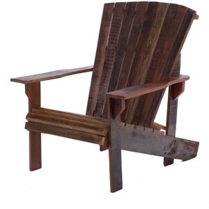 Amadeus Fauteuil Adirondack En Bois Recyclé - Publicité