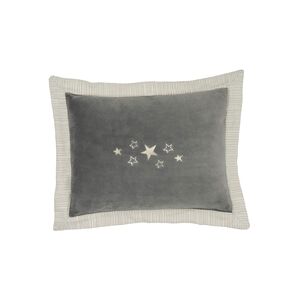 BeBes Collection Coussin décoratif étoiles gris 30x40 cm 40 x 30 cm