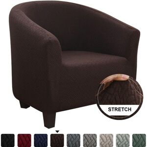 Nouveau Design Jacquard Spandex Club baignoire canapé fauteuil housse de siège protecteur lavable meubles housse facile à installer décor de chaise à la maison - Publicité