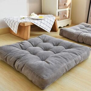 Tapis de Futon Tatami en velours côtelé, coussin de siège en peluche épais de grande taille pour baie vitrée, coussin de hanche de Yoga pour balcon - Publicité