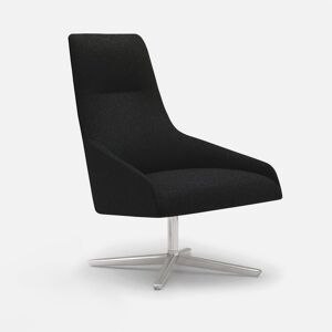 Andreu World Alya Fauteuil avec dossier haut, tissu, BU-1520#Fuß#alu.pol.#191,