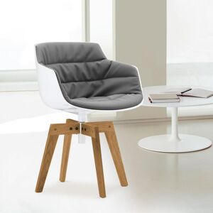 MDF Italia FLOW SLIM Fauteuil avec des pieds, F054181C006R063F006S042S007,