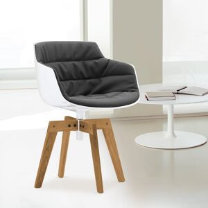 MDF Italia FLOW SLIM Fauteuil avec des pieds, F054181C006R062F006S042S007,