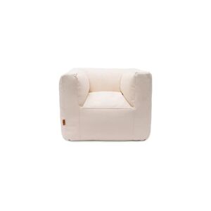 Jollein Fauteuil Pouf Enfant Blanc Twill Natural - Fauteuil