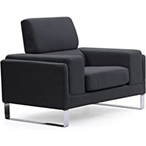 Menzzo Barth Chaise/Fauteuil, Tissu, Noir, 104 - Publicité