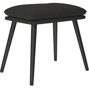 vidaXL Repose-Pied Pouf de Salon Tabouret de Canapé Meuble de Salle de Séjour Tabouret de Salon Intérieur Tissu Noir 45x29,5x35 cm - Publicité