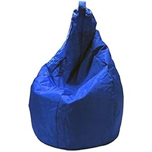 Talamo Italia Dmora Pouf de couleur unie, couleur bleue, Dimensions 80 x 120 x 80 cm - Publicité