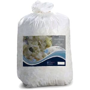 deco arts Déco Arts Mousse de Rembourrage Sac de Flocons de Mousse Recyclée pour Rembourrage Pouf ou Rembourrage Coussin et Peluche Mousse de Remplissage et Garnissage Sac de Garniture 1KG = 50 Litres - Publicité