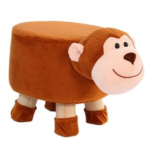 rockible Repose-Pieds Rond Repose-Pieds escabeau Forme Animale escabeau Pouf Tabouret Tabouret pour Chevet Appartement Dressing, Singe - Publicité