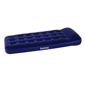 Matelas gonflable camping 1 place BESTWAY 1,85 m x 76 cm x 22 cm avec pompe à pied intégrée - Publicité